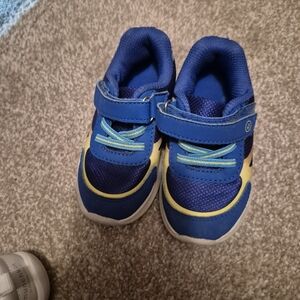 Stride Rite Blue and Yellow Kids Sneakers